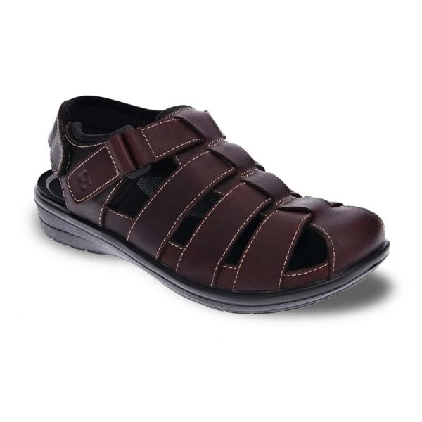 Revere Mens Amsterdam Sandal Whiskey